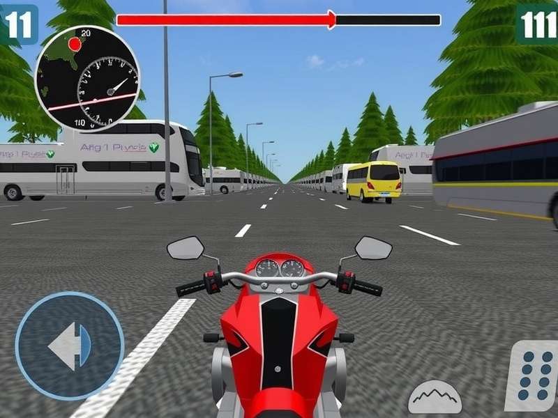 Traffic Rider Hack Mod APK Screenshot
