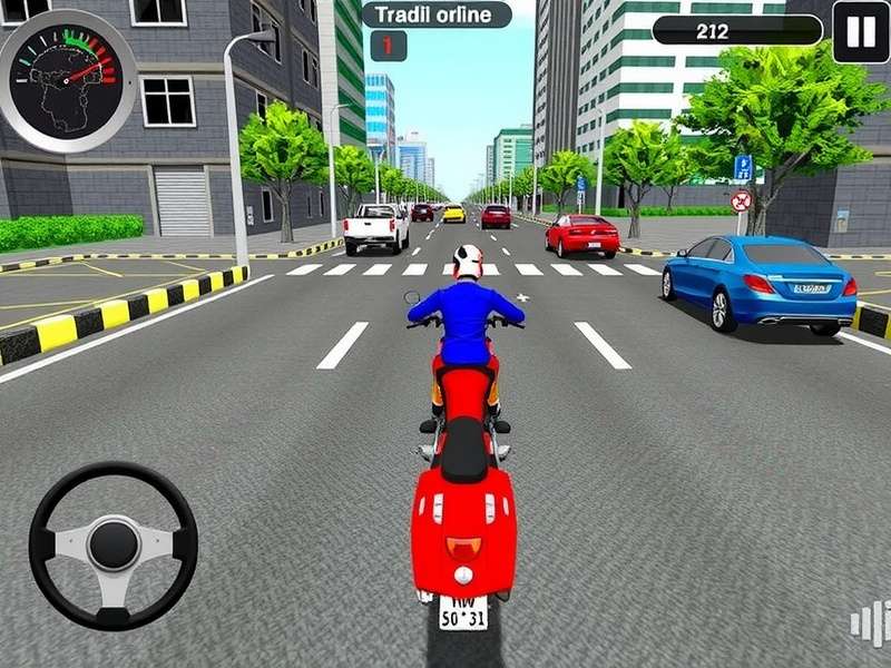 Traffic Rider Mod APK गेमप्ले स्क्रीनशॉट