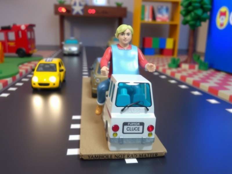 कार्डबोर्ड से बना ट्रैफिक राइडर गेम