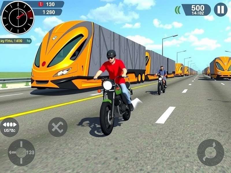 Traffic Rider Mod APK 2025 इंटरफेस