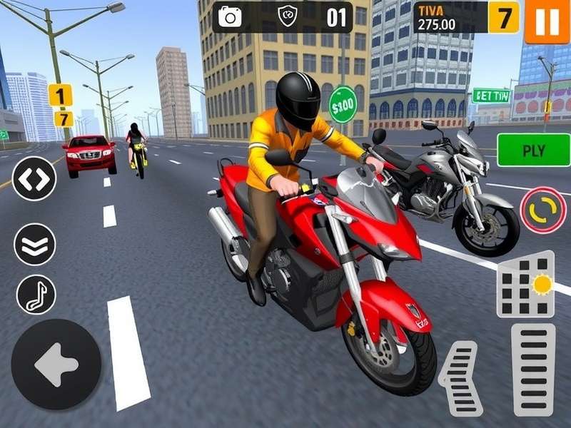 Traffic Rider Unlimited Money Gameplay Screenshot