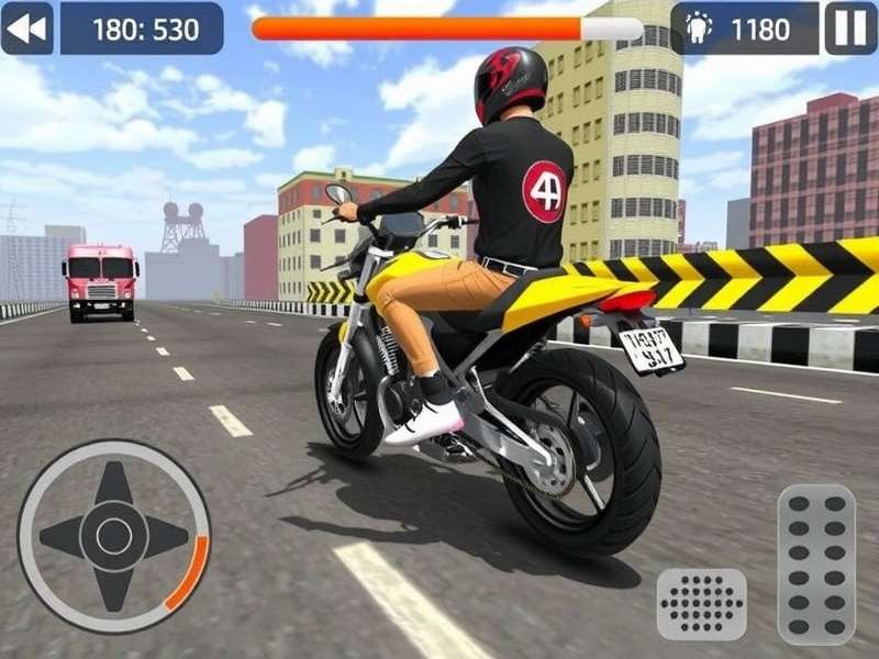 Traffic Rider Mod APK Unlimited Money Screenshot