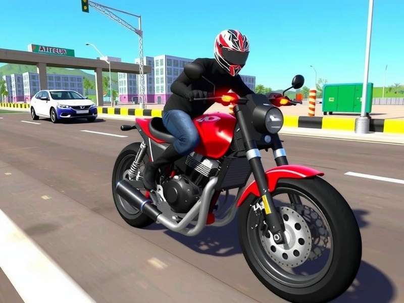 Traffic Rider Mod APK Laptop Screenshot