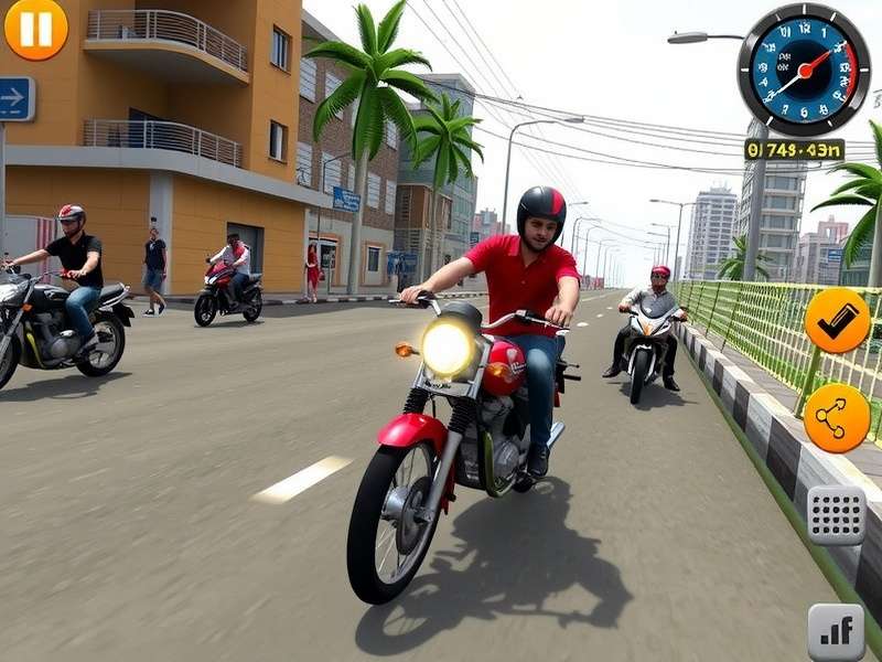 Traffic Rider में विभिन्न बाइक्स - स्पोर्ट्स बाइक, क्रूजर