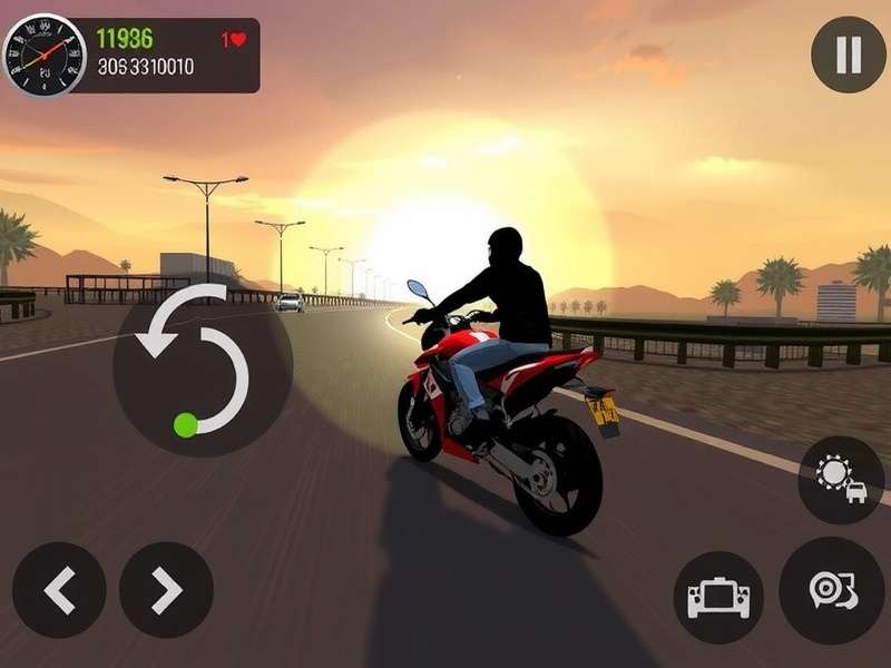 ट्रैफिक राइडर iOS गेमप्ले स्क्रीनशॉट