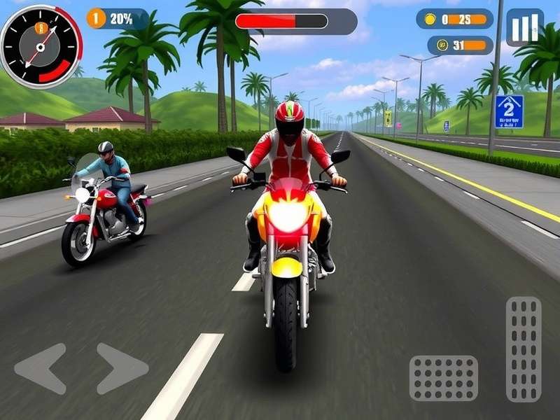 Traffic Rider गेमप्ले स्क्रीनशॉट - बाइक रेसिंग