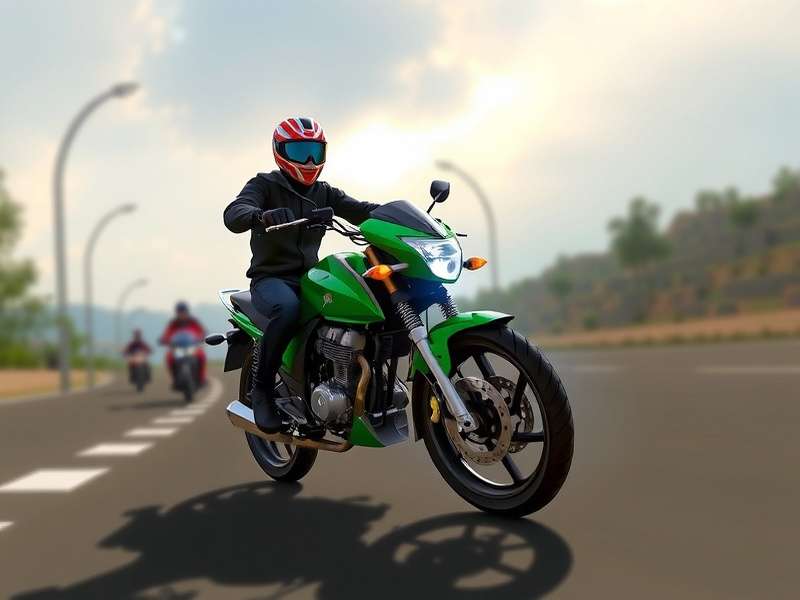 Traffic Rider Mod APK Unlimited Money Screenshot