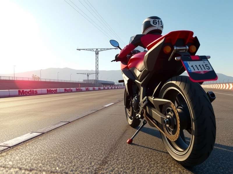 Traffic Rider gameplay screenshot showing a bike on a highway