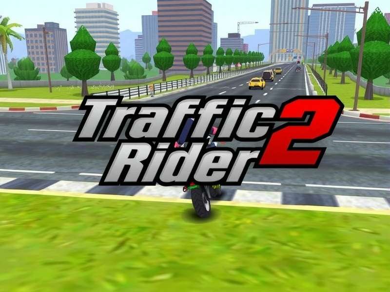 Traffic Rider 2 gameplay screenshot showing motorcycle on Indian road