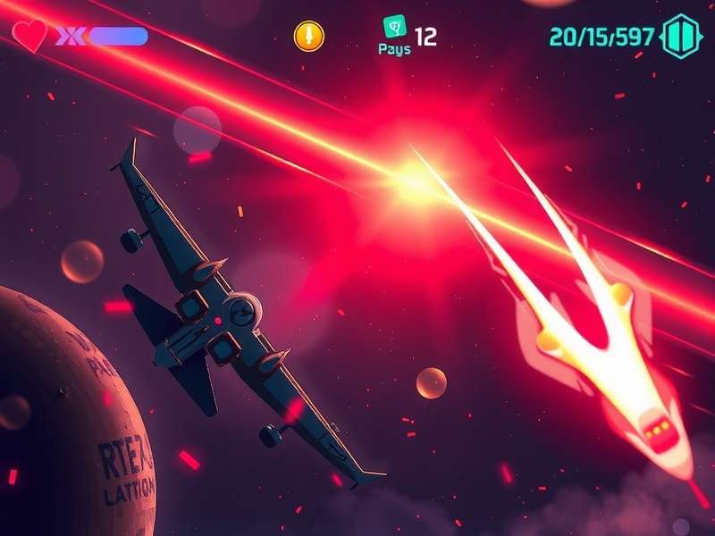 Motorcycle in mid-air jump stunt