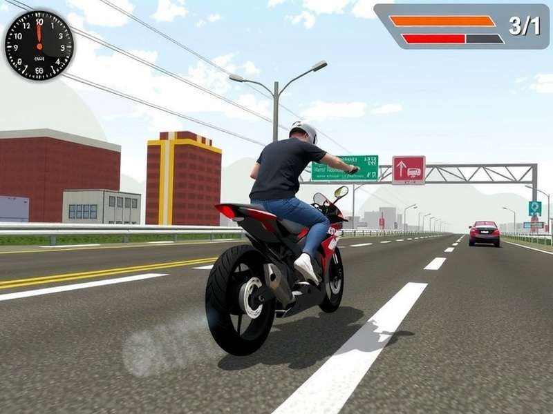 Traffic Rider iOS IPA Gameplay on iPhone