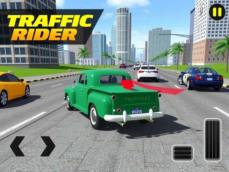 Traffic Rider Carro Gameplay Screenshot showing high-speed bike on Indian highway