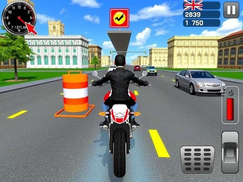 Traffic Rider gameplay showing high-speed bike and unlimited money interface