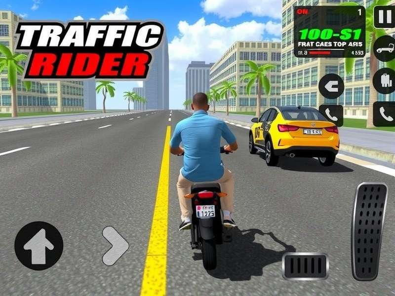 Traffic Rider Mod Apk installation screenshot showing unlimited money