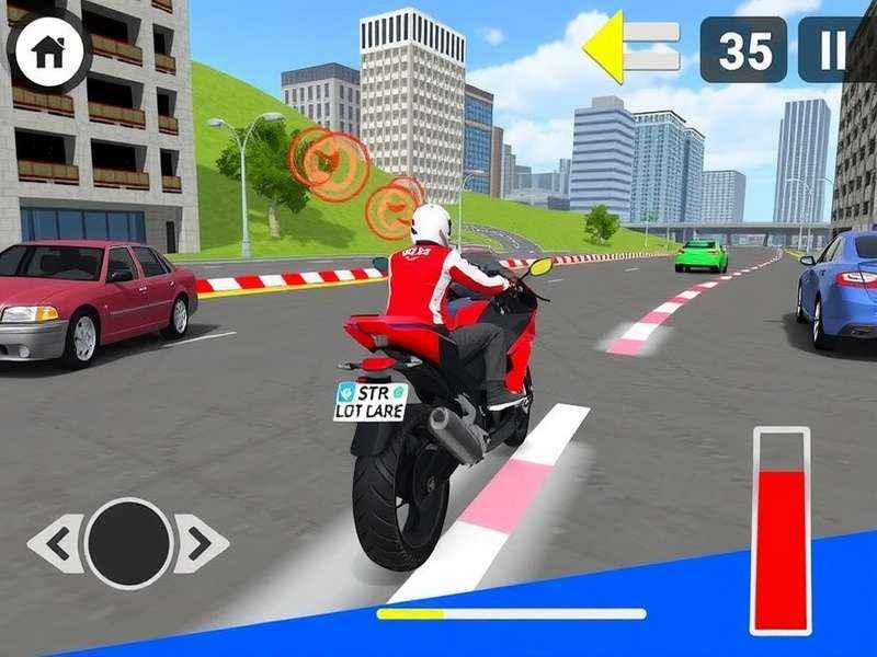 Traffic Rider Mod Apk Gameplay on Android Device