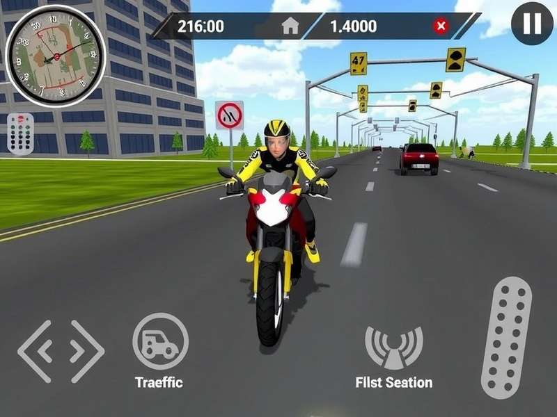 Traffic Rider iOS Mod gameplay screenshot showing all bikes unlocked and unlimited money on Indian roads