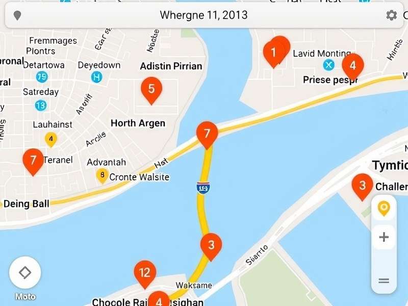 Waze Maps real-time traffic navigation dashboard showing traffic density and route options for Traffic Rider players in India