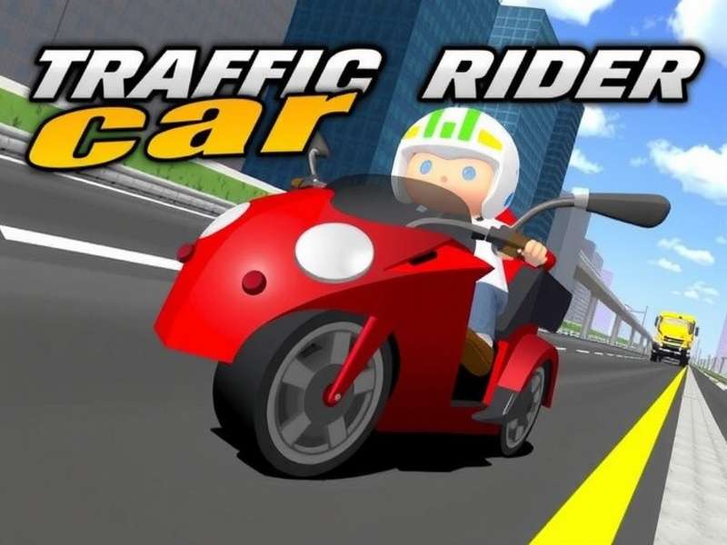 Traffic Rider Car gameplay showing high-speed highway chase in India style traffic