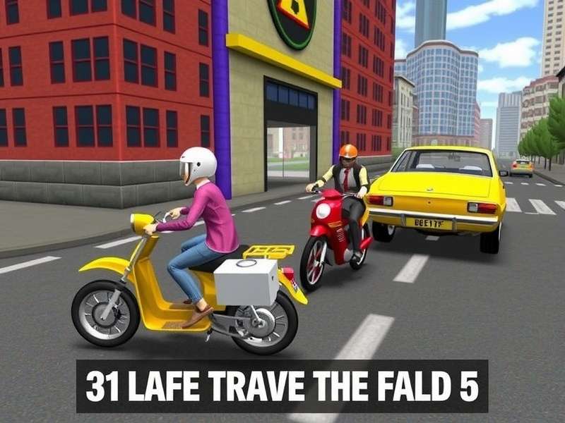 Traffic Rider Online Crazy Games gameplay screenshot showing high-speed bike racing on Indian-style highways